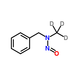 N-(2H3)Methyl-N-nitroso-1-phenylmethanamine结构式