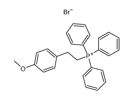 (p-methoxyphen)ethyltriphenylphosphonium bromide Structure