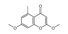 2,7-dimethoxy-5-methylchromen-4-one结构式