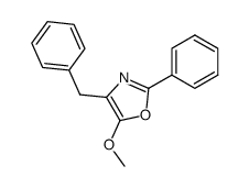 4-benzyl-2-phenyl-5-methoxyoxazole结构式