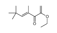 2-ethoxy-4,6,6-trimethylhepta-1,4-dien-3-one Structure
