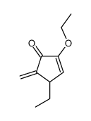 2-ethoxy-4-ethyl-5-methylidenecyclopent-2-en-1-one Structure