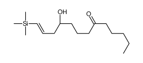 (10S)-10-hydroxy-13-trimethylsilyltridec-12-en-6-one Structure