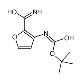 叔-丁基 (2-氨基羰基呋喃-3-基)氨基甲酯结构式
