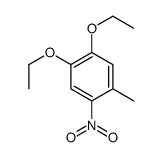 1,2-diethoxy-4-methyl-5-nitrobenzene结构式