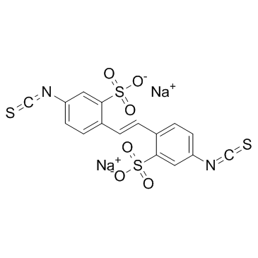 4,4'-二异硫氰酸基-2,2'-二苯乙烯磺酸二钠结构式