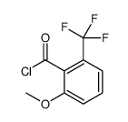 2-Methoxy-6-(trifluoromethyl)benzoyl chloride Structure