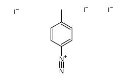 4-methylbenzenediazonium,triiodide Structure