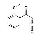 2-methylsulfanylbenzoyl isocyanate结构式