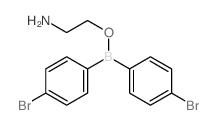 Borinic acid,bis(4-bromophenyl)-, 2-aminoethyl ester (9CI)结构式