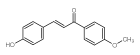 4-羟基-4’-甲氧基查尔酮结构式