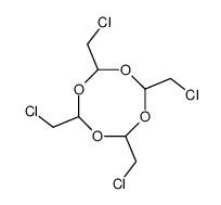2,4,6,8-tetrakis(chloromethyl)-1,3,5,7-tetraoxocane结构式