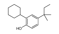 2-Cyclohexyl-4-(1,1-dimethylpropyl)phenol结构式