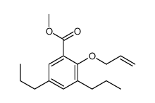 methyl 2-prop-2-enoxy-3,5-dipropylbenzoate Structure