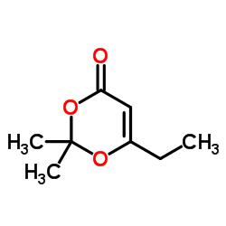 6-Ethyl-2,2-dimethyl-1,3-dioxin-4-one Structure