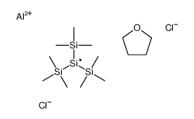 dichloroaluminum,oxolane,tris(trimethylsilyl)silicon Structure