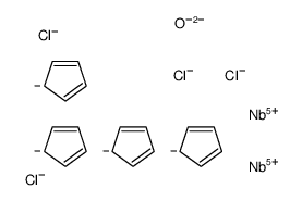 cyclopenta-1,3-diene,niobium(5+),oxygen(2-),tetrachloride Structure
