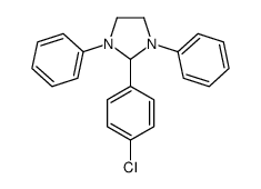2-(p-Chlorophenyl)-1,3-diphenylimidazolidine structure