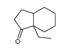 7a-ethyl-3,3a,4,5,6,7-hexahydro-2H-inden-1-one结构式