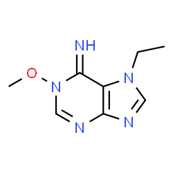 6H-Purin-6-imine,7-ethyl-1,7-dihydro-1-methoxy-(9CI)结构式