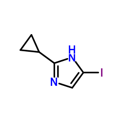 2-环丙基-4-碘咪唑结构式