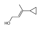 3-cyclopropyl-but-2-en-1-ol Structure
