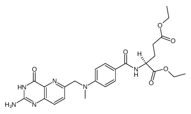 Diethyl 8-Deaza-N10-methylfolic Acid结构式