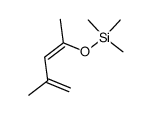 (Z)-2-methyl-4-(trimethylsiloxy)-1,3-pentadiene Structure
