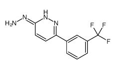[6-[3-(trifluoromethyl)phenyl]pyridazin-3-yl]hydrazine Structure