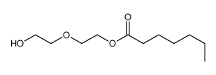 2-(2-hydroxyethoxy)ethyl heptanoate Structure
