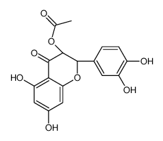 (+)-taxifolin 3-O-acetate结构式