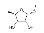 5-deoxy-1-O-methyl-α-D-ribofuranose结构式