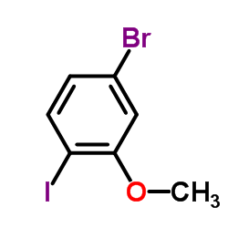 4-溴-1-碘-2-甲氧基苯结构式