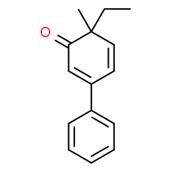 2,4-Cyclohexadien-1-one,6-ethyl-6-methyl-3-phenyl-(9CI)结构式