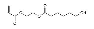 2-prop-2-enoyloxyethyl 6-hydroxyhexanoate结构式