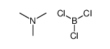 trimethylamine-boron trichloride complex Structure