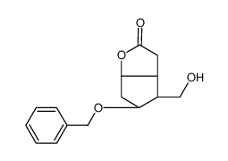 [3Ar-(3aalpha,4alpha,5beta,6aalpha)]-hexahydro-4-(hydroxymethyl)-5-(phenylmethoxy)-2H-cyclopenta[b]furan-2-one结构式
