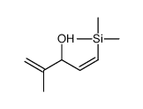 4-methyl-1-trimethylsilylpenta-1,4-dien-3-ol结构式