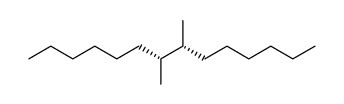 threo-7,8-dimethyltetradecane Structure