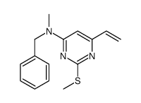 N-benzyl-6-ethenyl-N-methyl-2-methylsulfanylpyrimidin-4-amine Structure