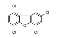 1,4,6,8-tetrachlorodibenzofuran结构式