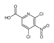 4,6-Dichloro-5-nitro-2-pyridinecarboxylic acid Structure
