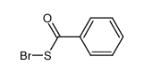 Benzoylsulfenyl bromide结构式