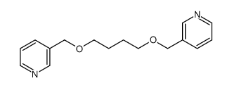 3-[4-(pyridin-3-ylmethoxy)butoxymethyl]pyridine结构式