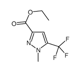 Ethyl 1-methyl-5-(trifluoromethyl)-1H-pyrazole-3-carboxylate结构式