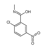2-chloro-N-methyl-5-nitrobenzamide结构式