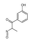 ()-3'-hydroxy-2-nitrosopropiophenone结构式