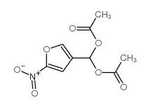 3-Furanmethanediol, 5-nitro-, diacetate Structure