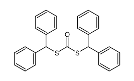 dithiocarbonic acid S,S'-dibenzhydryl ester结构式
