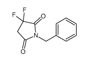 1-BENZYL-3,3-DIFLUORO-PYRROLIDINE-2,5-DIONE Structure